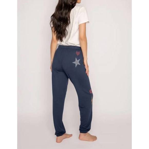 NEW PJ SALVAGE stoney state of mind lounge set in navy - Picture 5 of 5